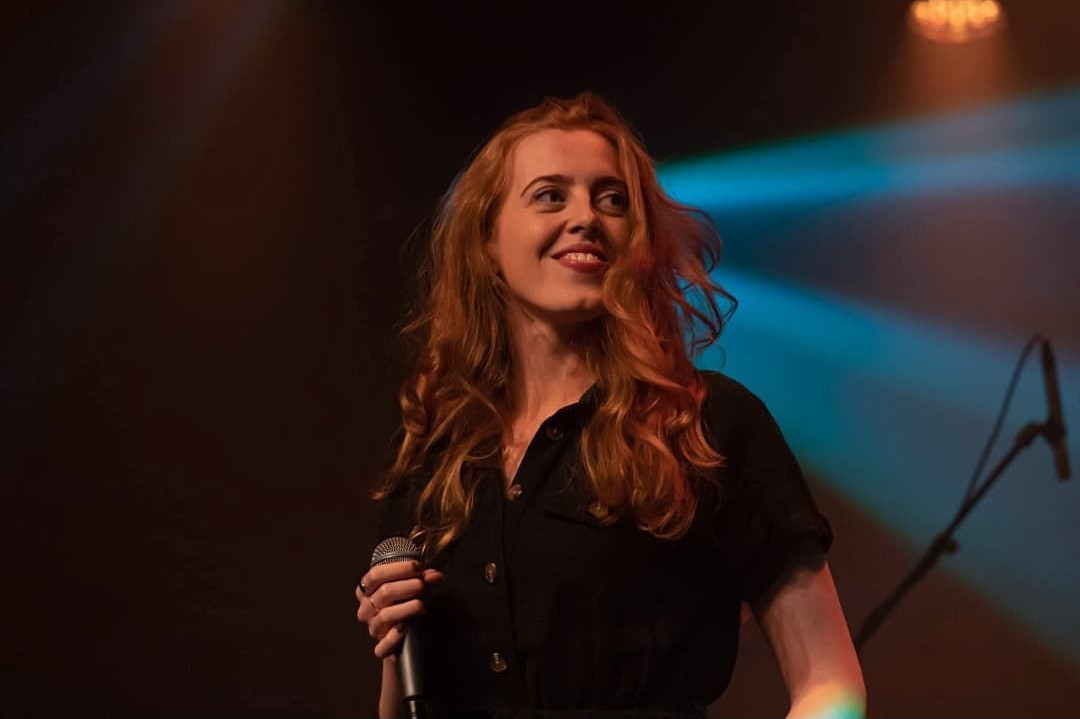 Liza op het podium